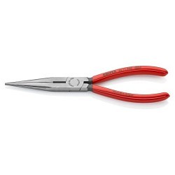 Knipex® 2611200 Nose Plier, Half-Round Jaw, 2-7/8 in Jaw Length, 45/64 in Jaw Width, Vanadium Steel Jaw, 8 in Overall Length, 1/8 in Tip Width